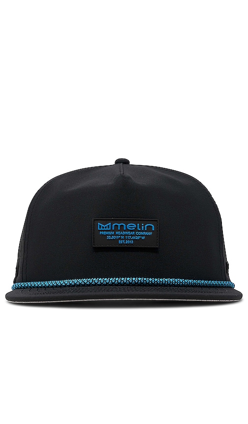 Melin Hydro Coronado Brick Hat in Black & Electric Blue