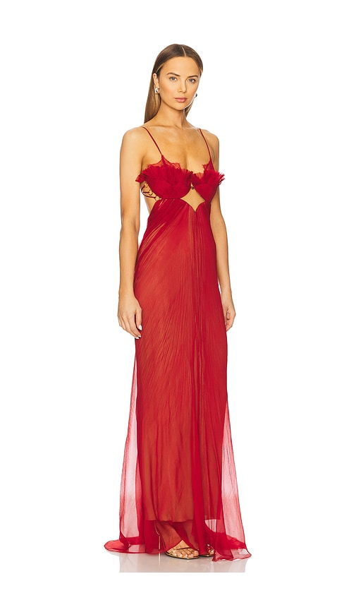 Maria Lucia Hohan Ariadne Cutout Lace-trimmed Gown