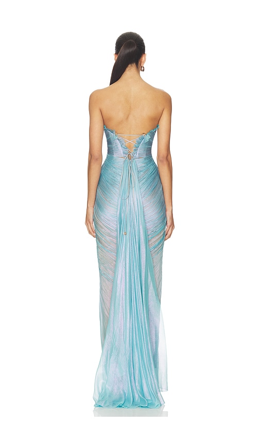  Maria Lucia Hohan Maxikleid Cassiopeia In Baby Blue. Größe 34/2. Also In 36/4. 