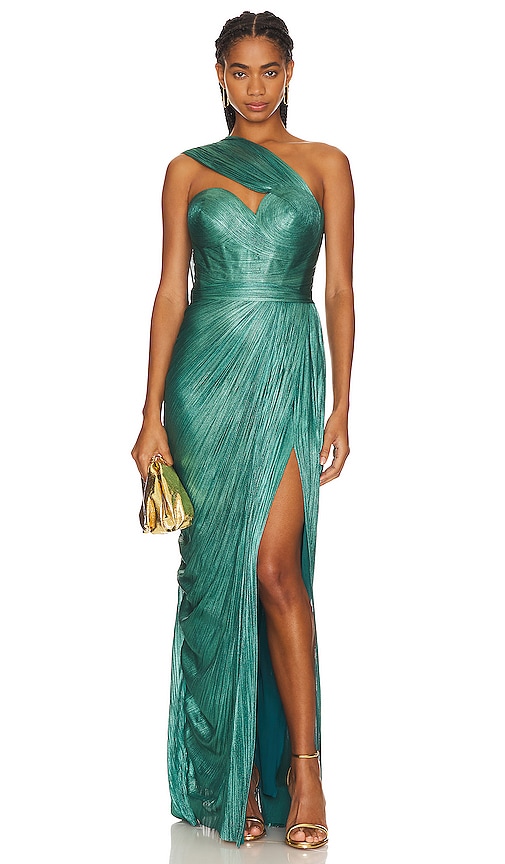 Maria Lucia Hohan Abendkleid Claudine In Teal