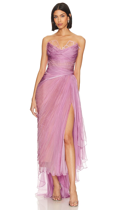 Maria Lucia Hohan Julie Gown In Pink