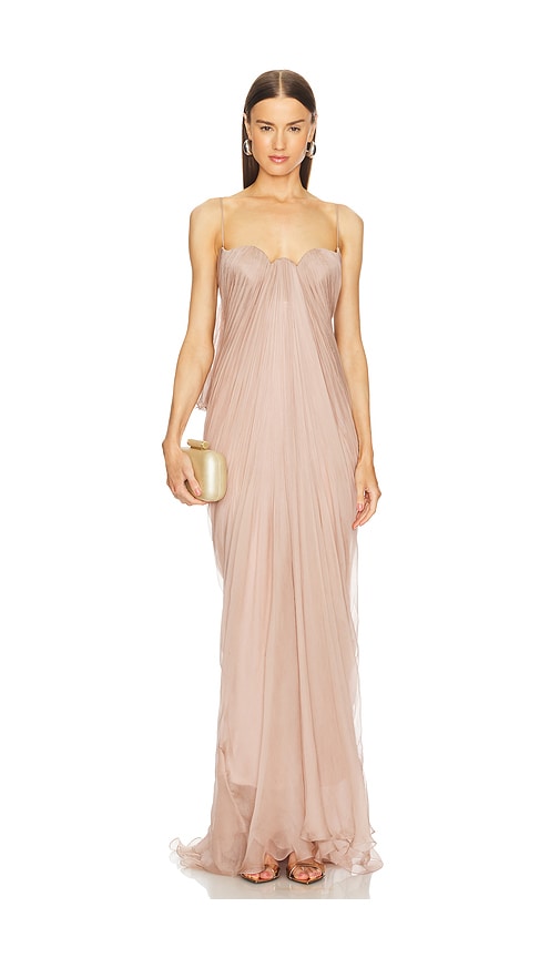 Maria Lucia Hohan Alaya Gown In Desert Rose