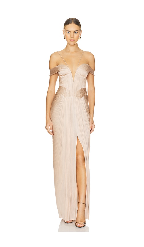 Maria Lucia Hohan Camilla Gown In Desert Rose