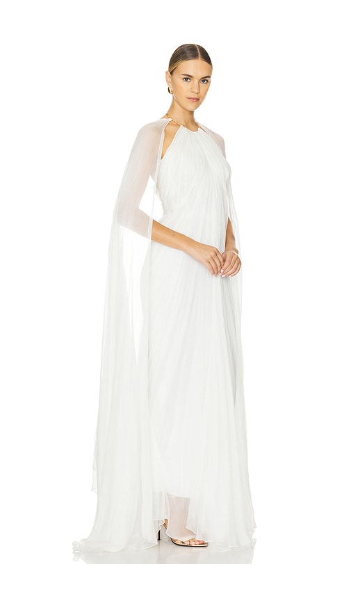 Shop Maria Lucia Hohan Larisa Gown In Pearl White