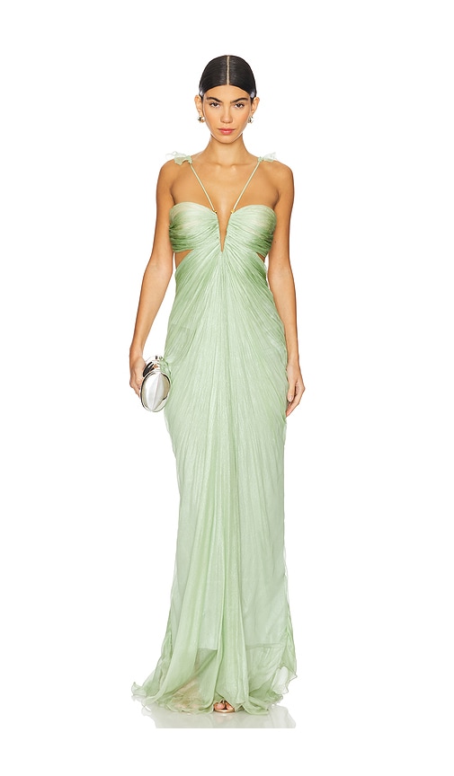 Maria Lucia Hohan Letitia Gown in Aqua