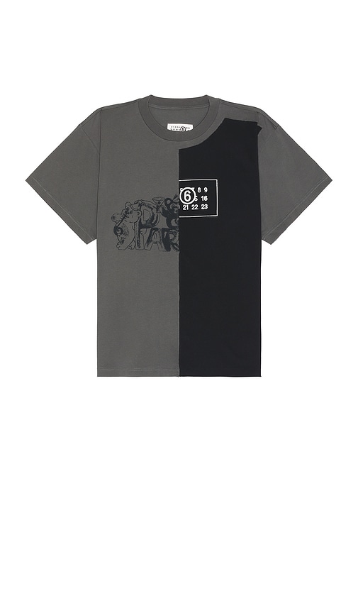 Shop Mm6 Maison Margiela T Shirt In Grey