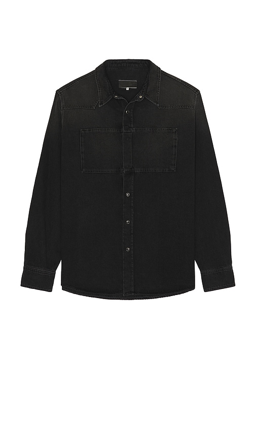 MM6 Maison Margiela Long Sleeved Shirt in Black