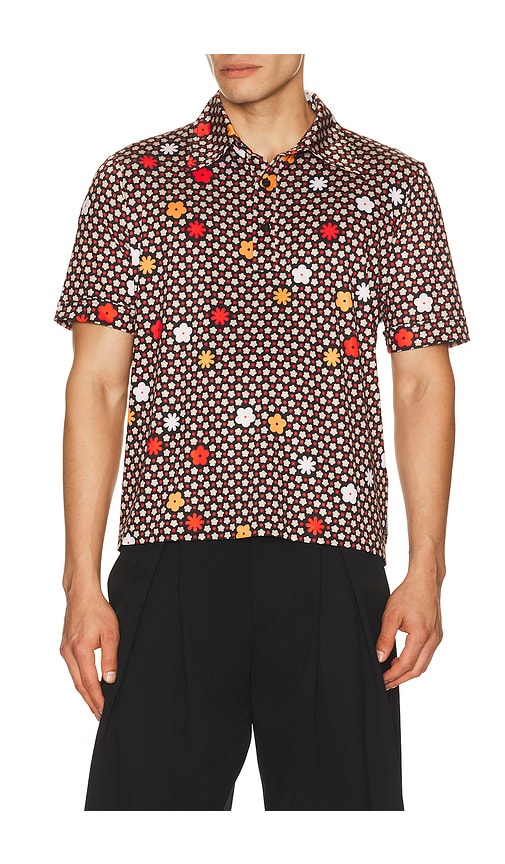 Mm6 Maison Margiela Polo Shirt In Brown
