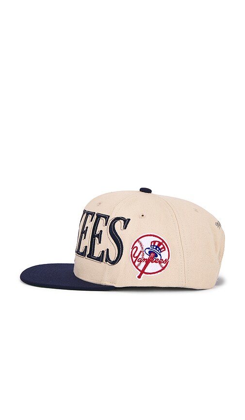  Mitchell & Ness Basecap Mlb In Cream. 