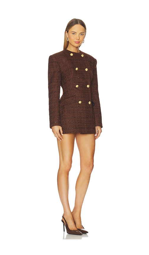 Marianna Senchina Rosie Jacket Dress In Brown