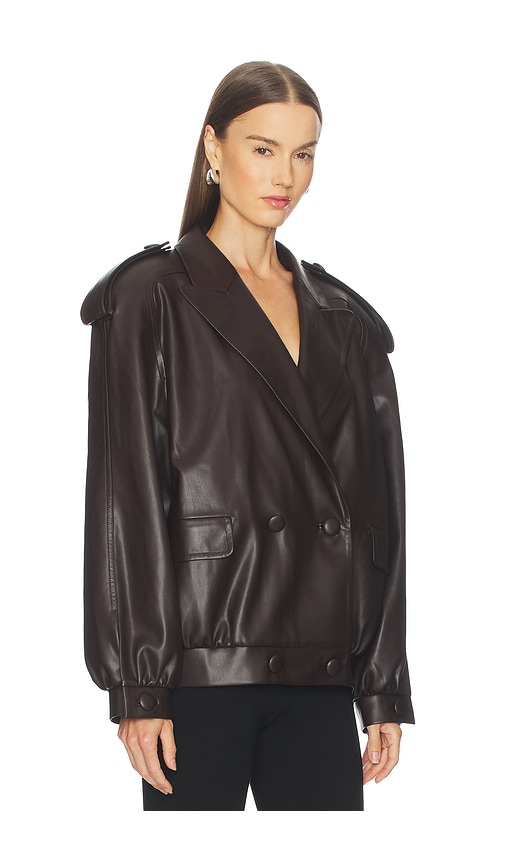Marianna Senchina Cindy Bomber Jacket In Brown
