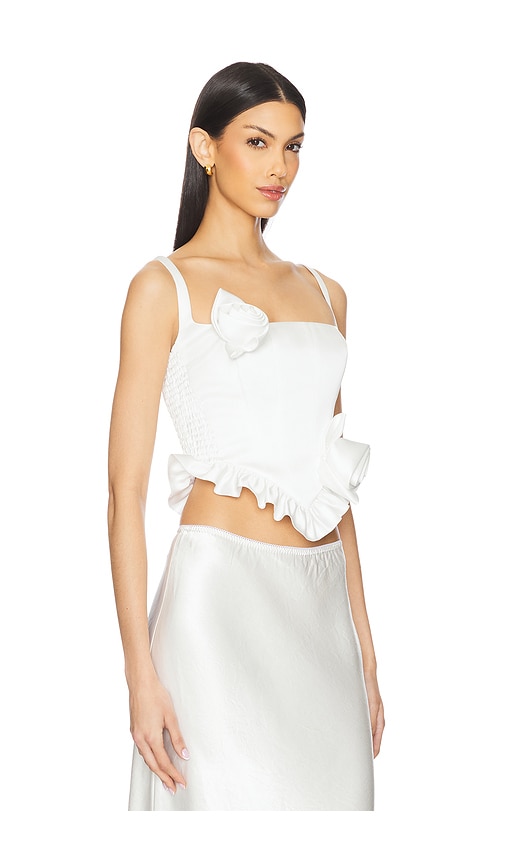 Shop Marianna Senchina First Date Top In White