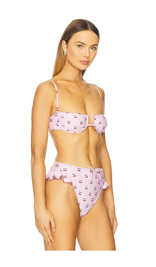 Montce Simonette Bikini Top In Pattern