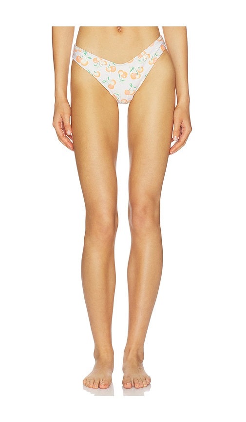 X Elsa Hosk Lulu Bikini Bottom by Montce in Cherry Sherbet
