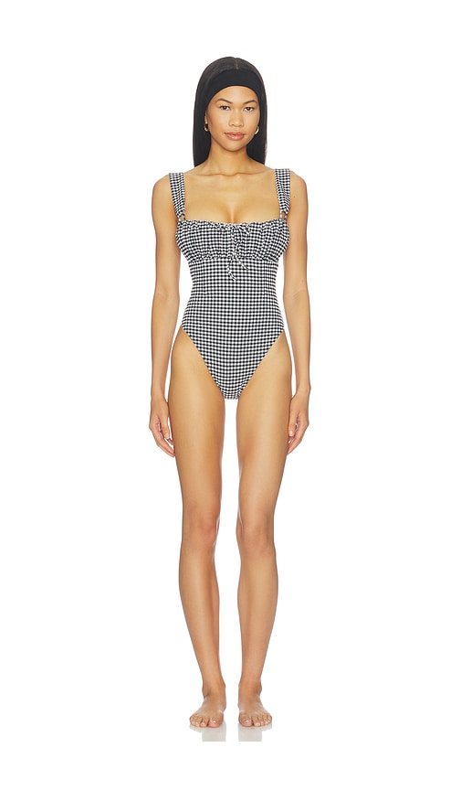 Victoria One Piece by Montce in Black White Gingham