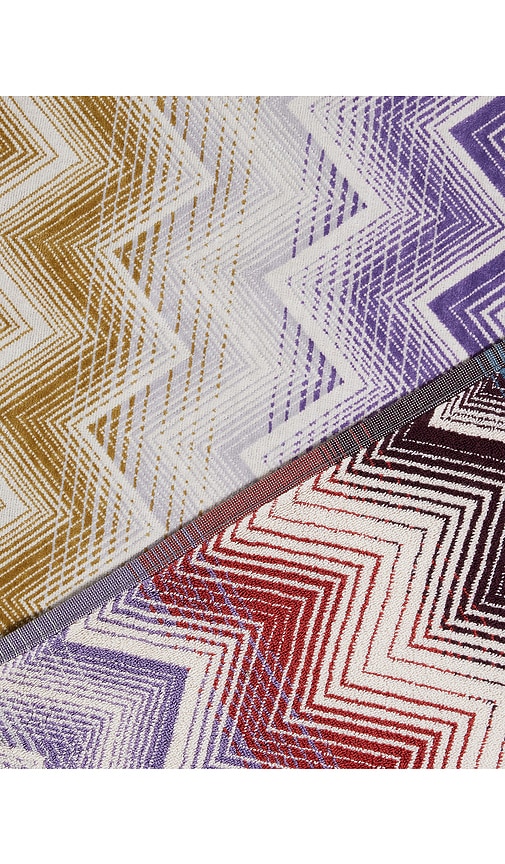  Missoni Home Badvorleger Marea Bath Mat In Purple,cream. 