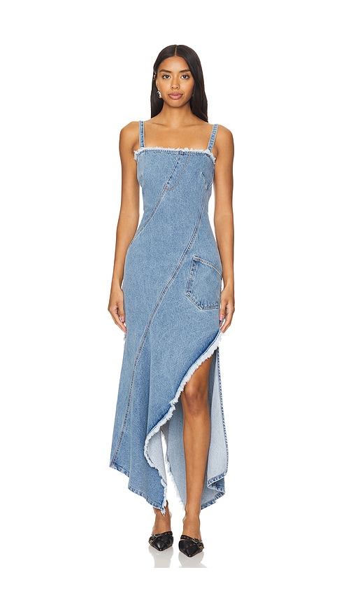 MONSE TWISTED DENIM DRESS 