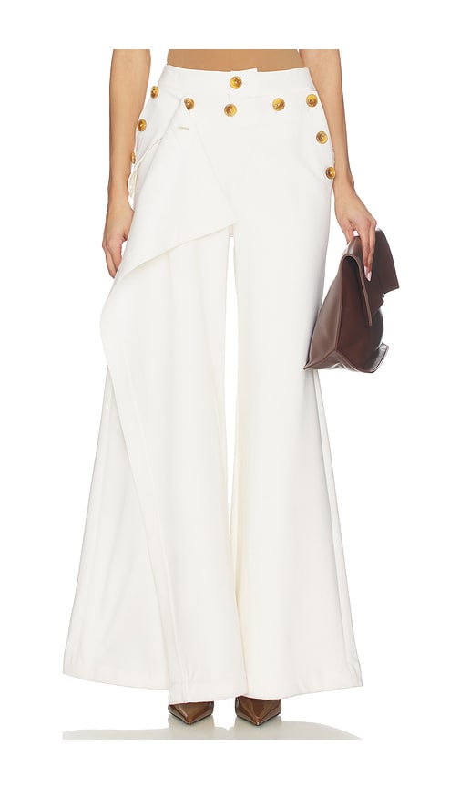 Monse Cascade Sailor Tailored Trouser In White