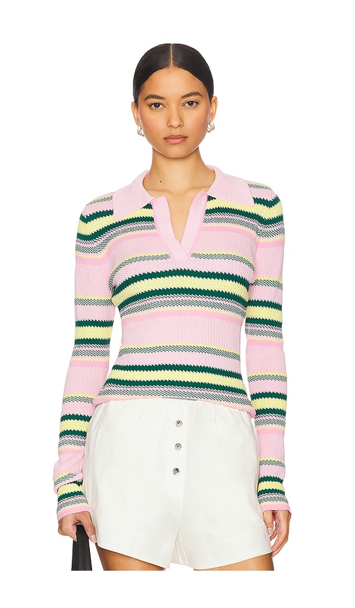 Striped Top in Pink. - size L (also in M, S, XS) - Monse - Modalova