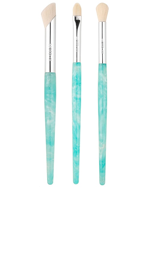 M.o.t.d. Cosmetics Seas The Day Brush Set In Turquoise
