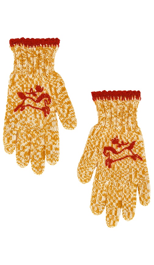  Mother Handschuhe Handshake In Yellow, Red. 