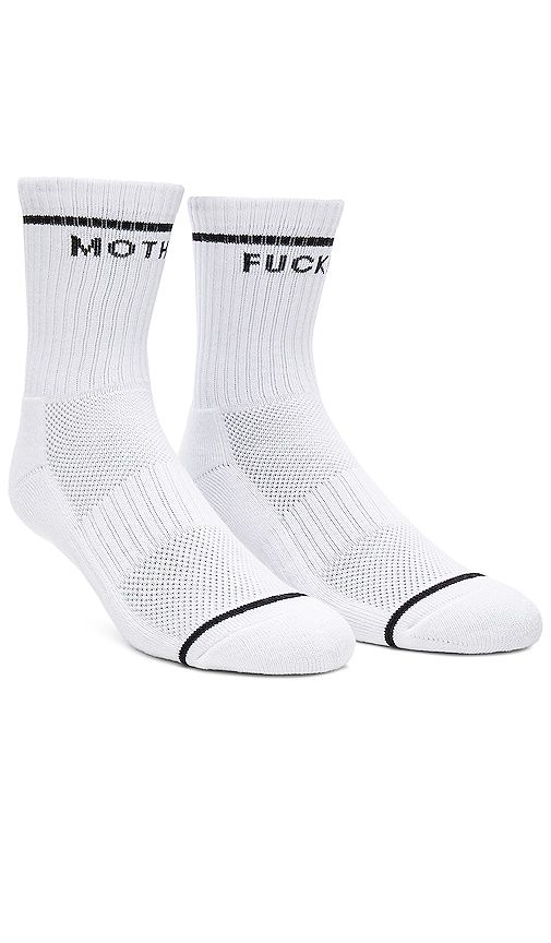 MOTHER Baby Steps Socks in White & Black