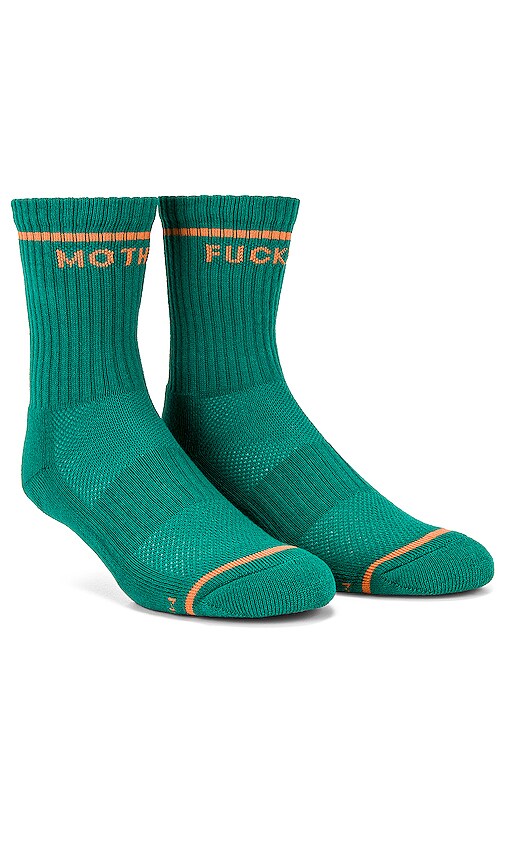 MOTHER Baby Steps Socks in Mother Fucker