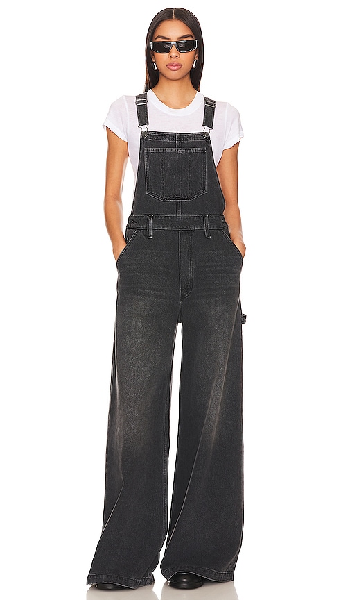 Mother The Sugar Cone Overall Heel In Black