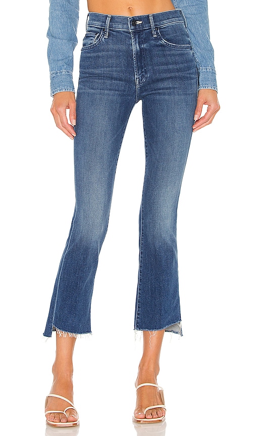 MOTHER The Insider Crop Step Fray in Wish On A Star | REVOLVE