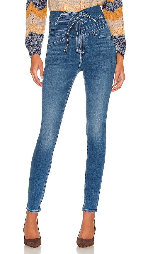 MOTHER Triple Stack Looker High retailer Waist Skinny Jean in Wish On A Star