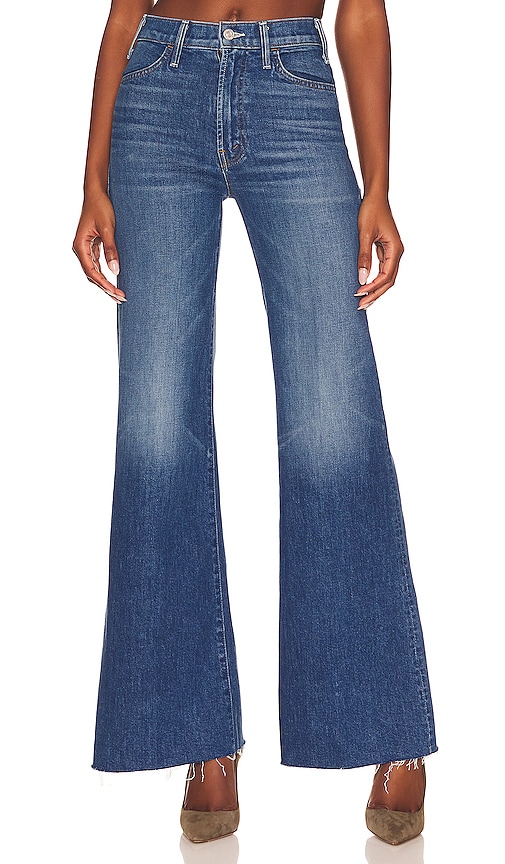 MOTHER Hustler Roller Heel Fray in Perfect Drug