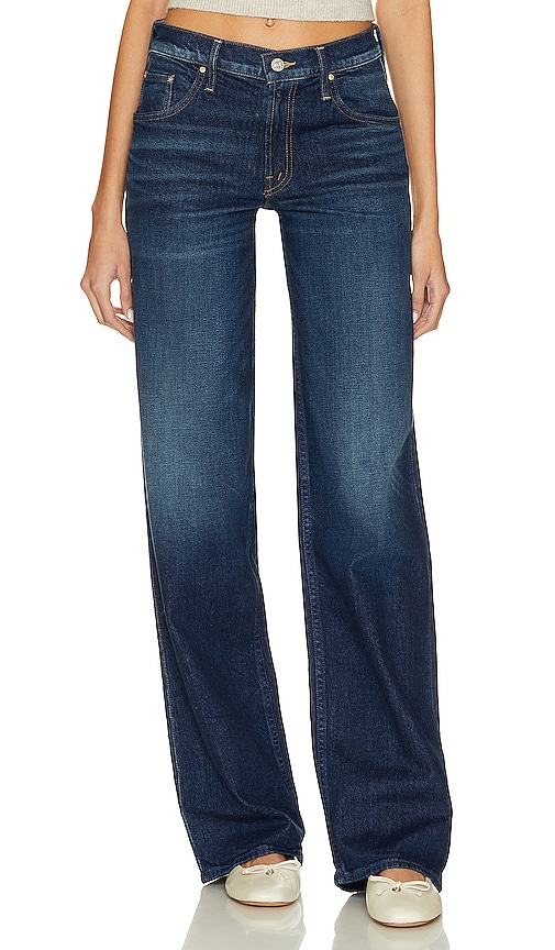 MOTHER + NET SUSTAIN Down Low Weekender Heel low-rise flared jeans