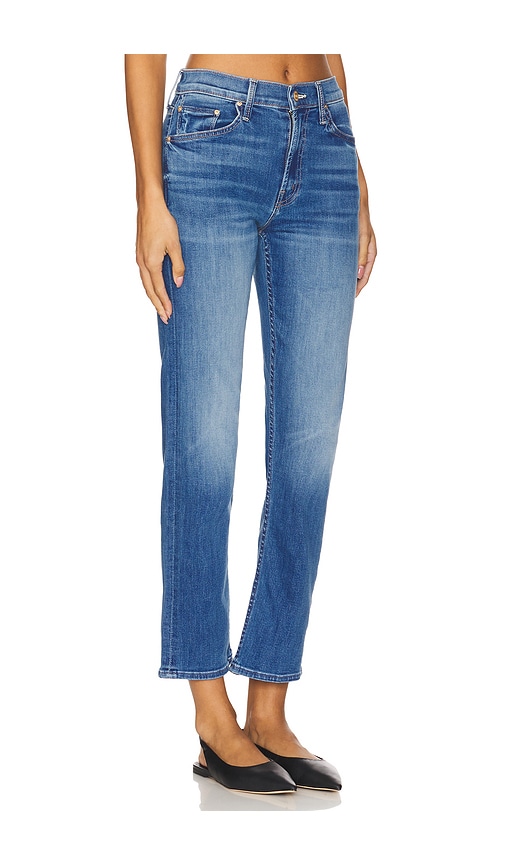 Mother The Mid-rise Dazzler Ankle Fray Jeans In Lhasa Love