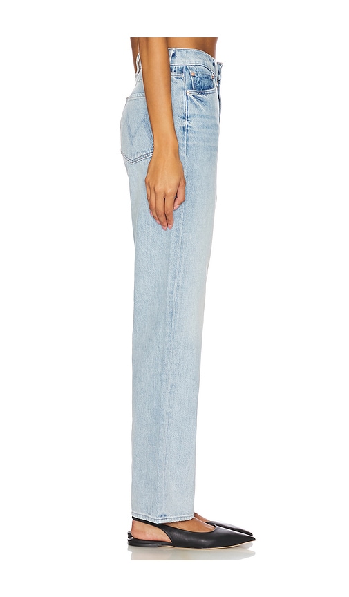  Mother Pierna Recta High Waisted Study Skimp En Color Denim Claro Talla 24  (también En 28, 33, 34). 