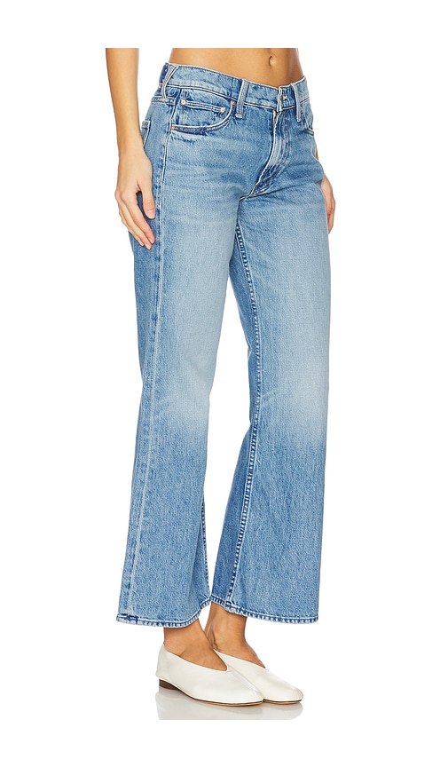 Mother Womens Deans List The Bookie Flood Straight-leg Denim Jeans In Dean's List