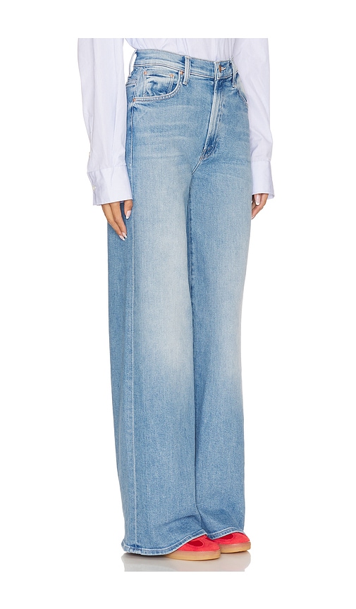Mother The Patch Pocket Undercover Sneak High Waist Wide Leg Jeans In Can You Dig It?