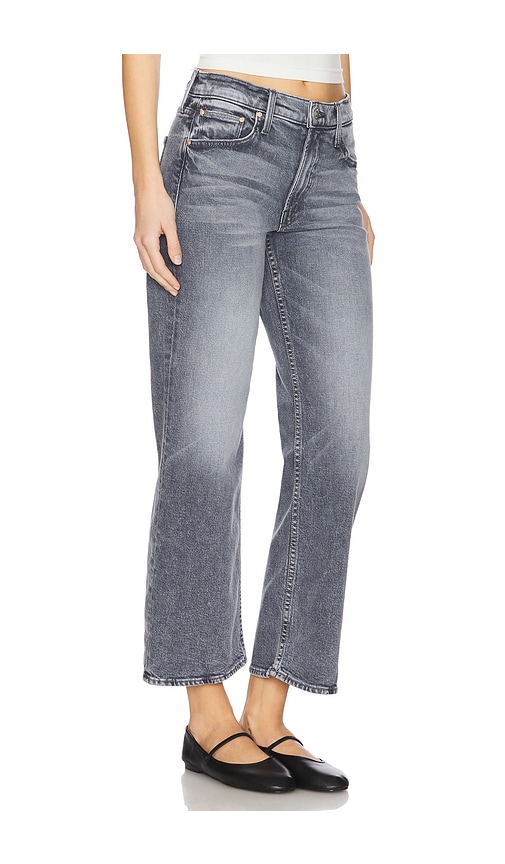 Mother The Dodger Low-rise Straight-leg Jeans In Grey