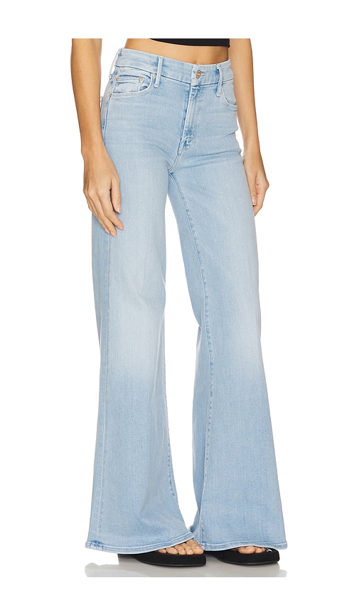 Mother The Hustler Roller Flood Jeans In Cherie Cherie In Ball's In Your Court