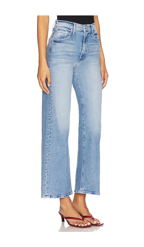 Mother Lasso Sneak Jeans In Combined Cotton Stretch