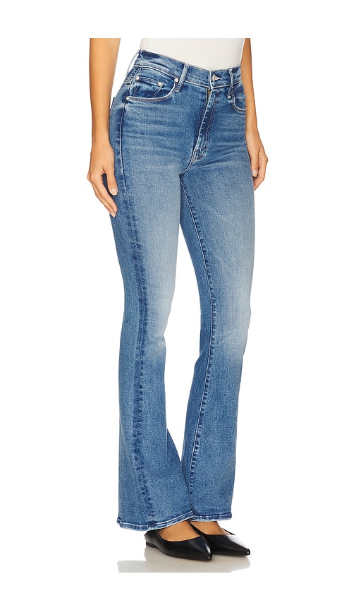 Mother High Waisted Weekend Skimp In Blue