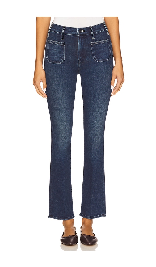 MOTHER The Patch Pocket Insider Flood Jeans