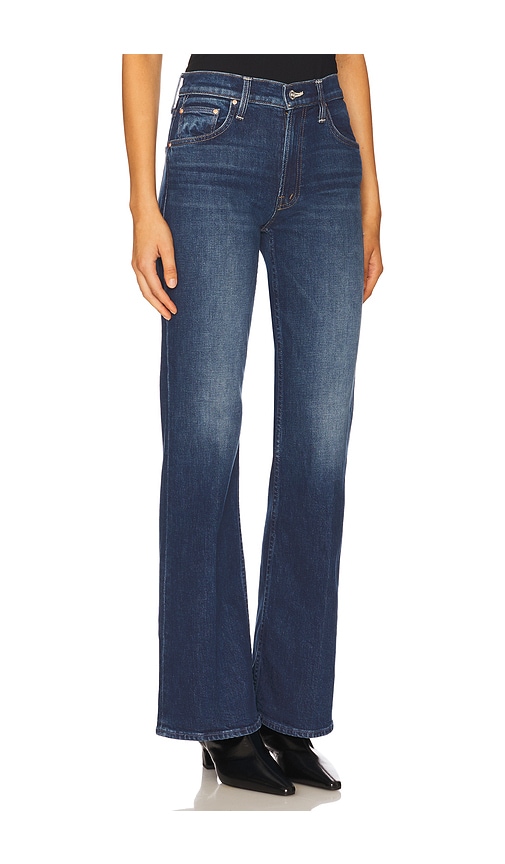 Mother The Bookie Sneak Jeans In Blue