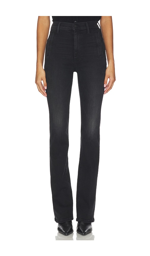 Mother The Drama Bootcut Jeans In Black