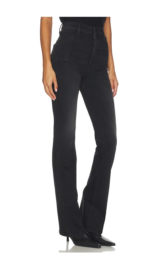 Mother The Drama Bootcut Jeans In Black