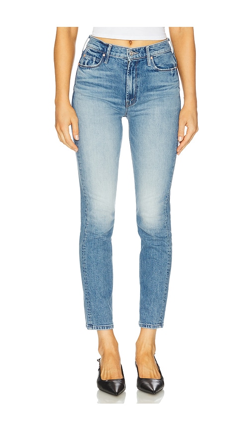 Mother The Dazzler Flood Jeans In Blue