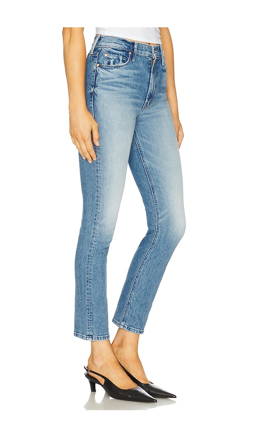 Mother The Dazzler Flood Jeans In Blue