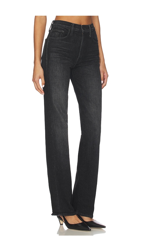 Mother The Rambler Zip Heel Jeans In Black