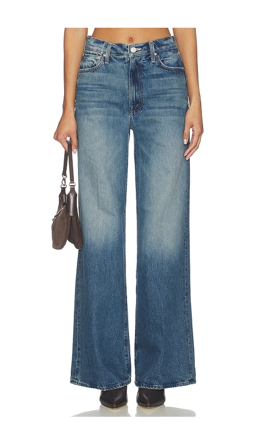 MOTHER The Ditcher Roller Zip Sneak Jeans in Blue. - size 26 (also in 27, 28, 29, 32, 33, 34)