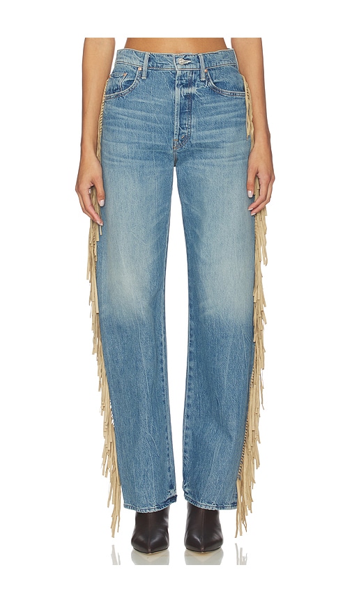 MOTHER The Fringe Half-pipe Button Sneaker Jeans