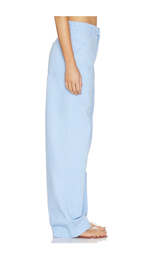  Mother The Bee's Knees Stud Finder Sneak Jeans In Baby Blue. Size 23. Also In 24, 25, 26, 27, 28, 29, 30, 31, 32, 33. 
